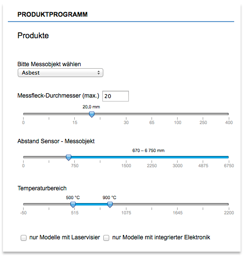 Produktkonfigurator programmieren