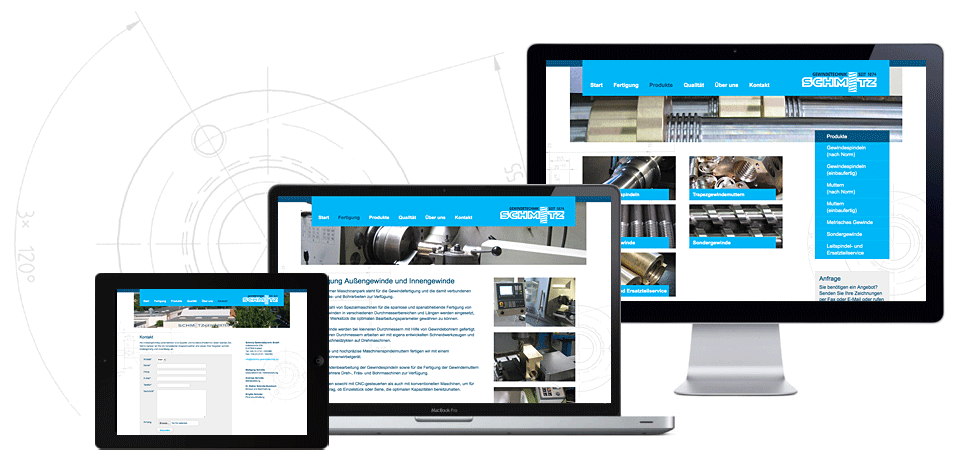 Beispiel website erstellen lassen für unternehmen